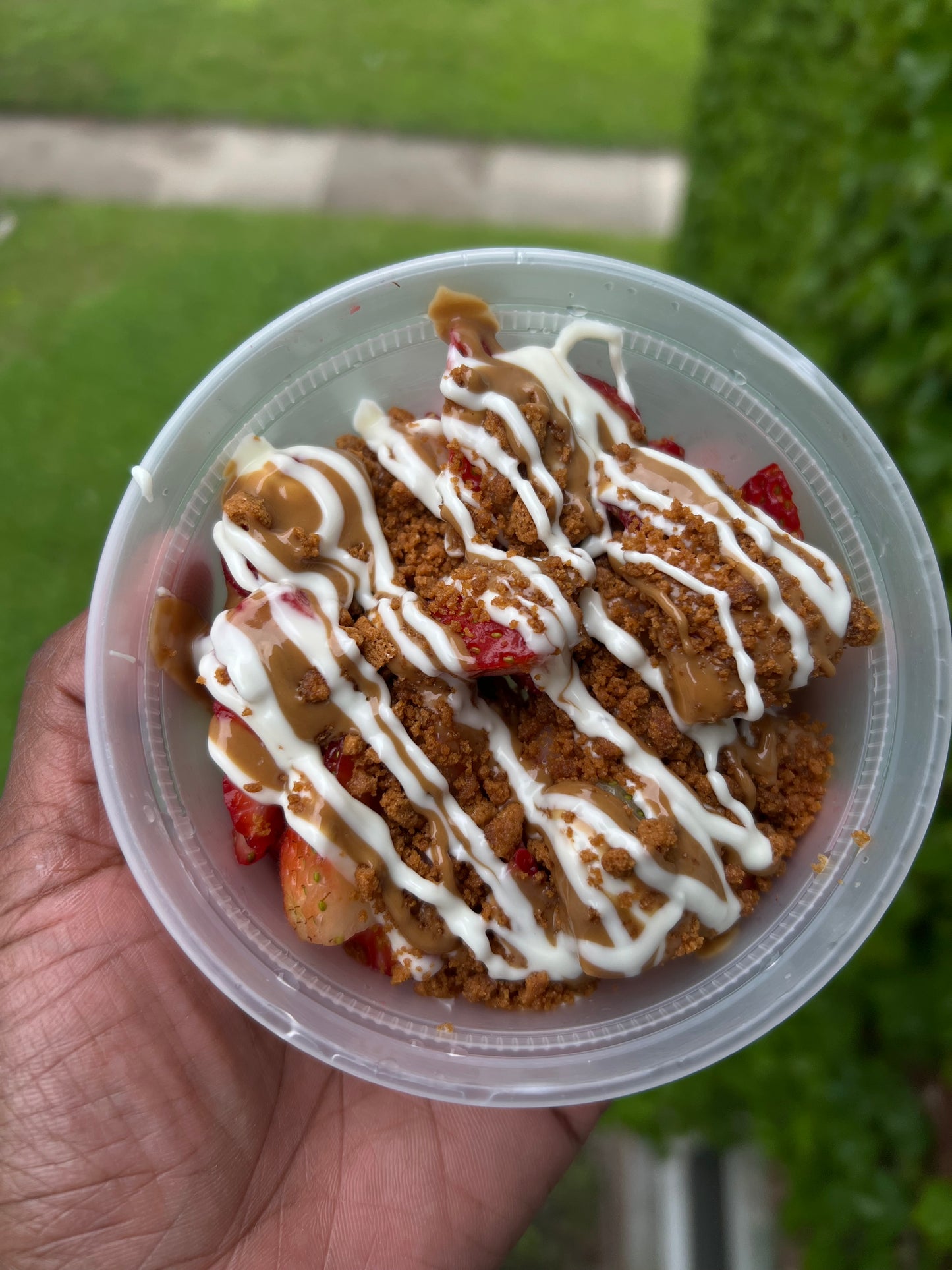 Loaded Biscoff Stawberries