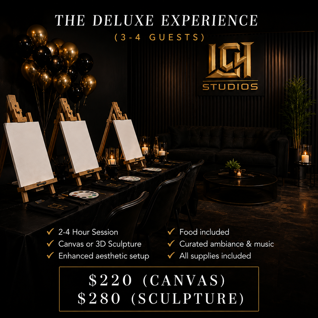 SIP & PAINT - THE DELUXE EXPERIENCE